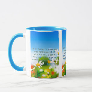 John 14:2 KJV Bible Scripture Pic Two-Tone Mugg