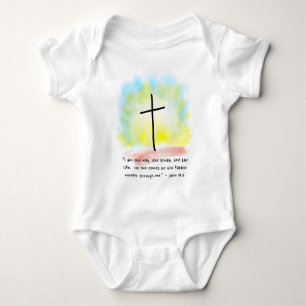 JOHN 14:6 Baby Jersey Bodykostym T Shirt