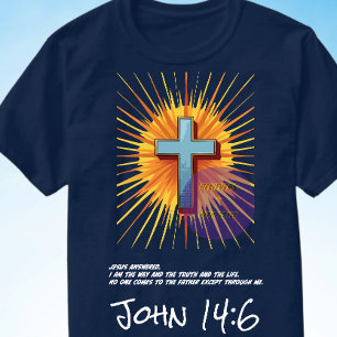 John 14:6 Bible Scripture - Christian T Shirt