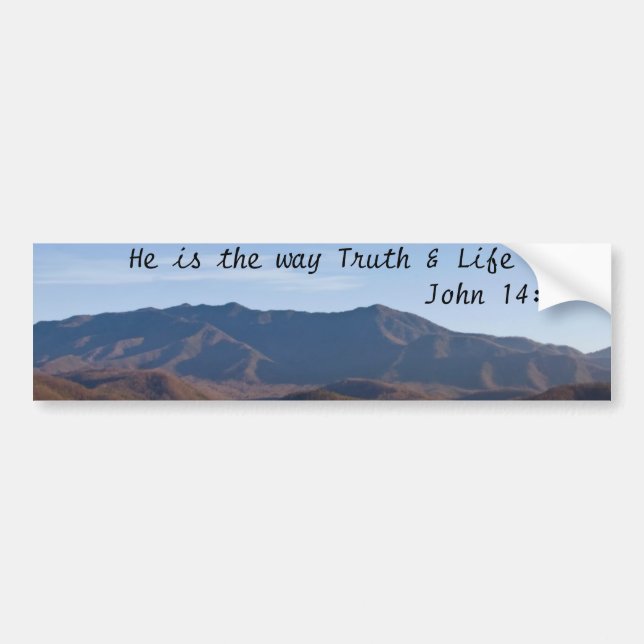 John 14:6 bildekal (Framsidan)