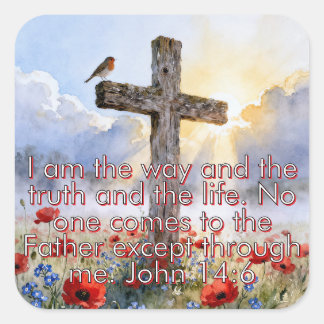 John 14:6 Delbara Klistermärken