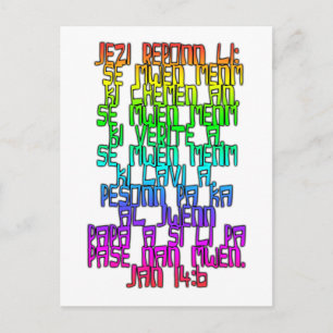 John 14:6 Haitis Creole Vykort