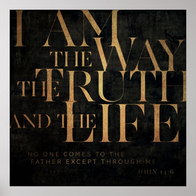 John 14:6 II Poster (Framsidan)