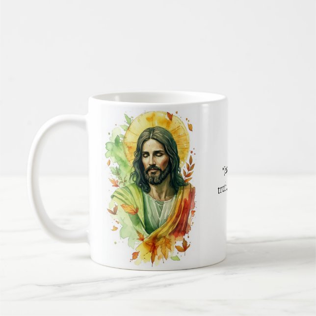 John 14:6 Jesus Mugg  (Vänster)