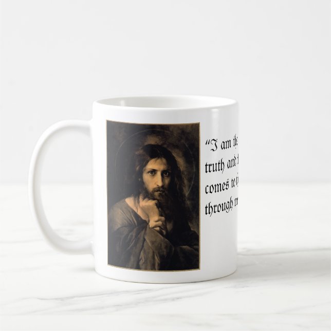 John 14:6 kaffemugg (Vänster)