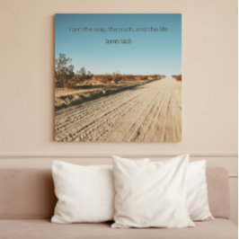 John 14:6 KJV Wall Art – Scripture Poster