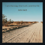 John 14:6 KJV Wall Art  – Scripture Poster<br><div class="desc">John 14:6 KJV Wall Art – Desert Faith Collection – Scripture Poster This Christian wall art features the powerful declaration of Jesus from John 14:6 (KJV): 'I am the way, the truth, and the life.' Designed in the soft desert aesthetic of the Desert Faith Collection, this piece stands as a...</div>