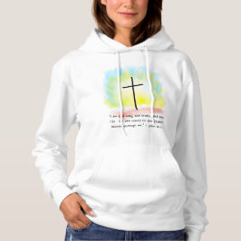 JOHN 14:6 Kvinnor i Hoodie T Shirt