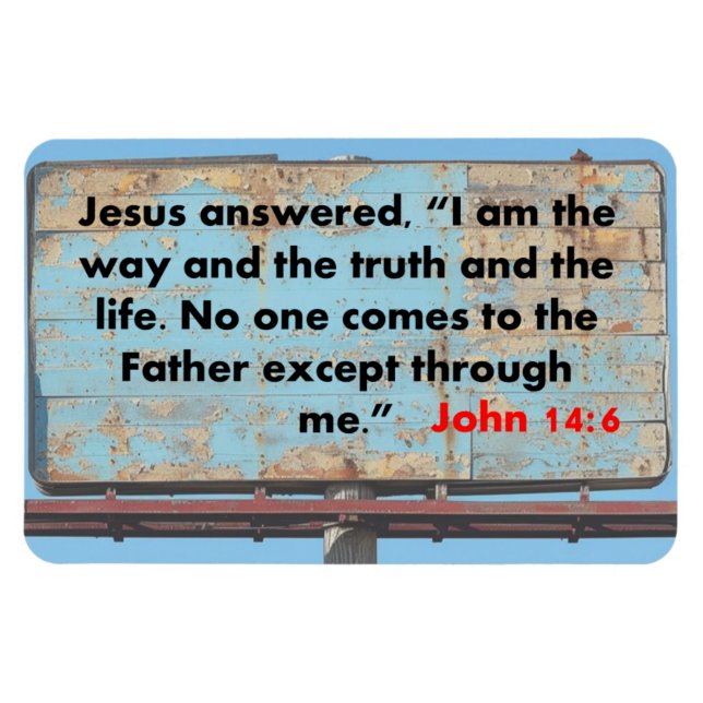 John 14:6 magnet (Horisontell)
