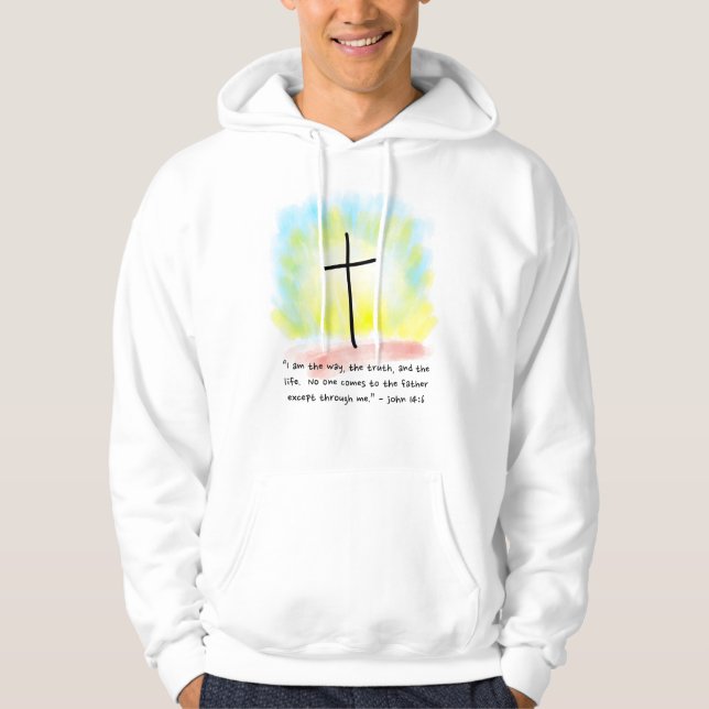JOHN 14:6 Manar Hoodie (Framsida)