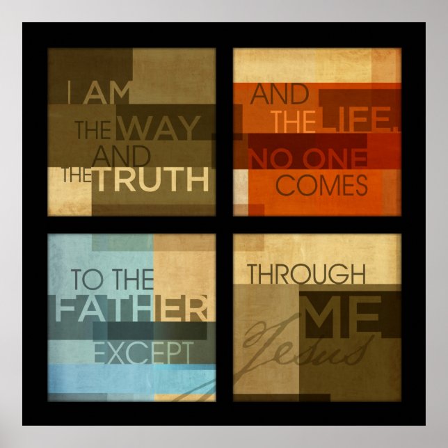 John 14:6 poster (Framsidan)