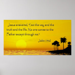 John 14:6 poster