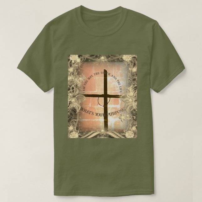 John 14:6 t shirt (Design framsida)