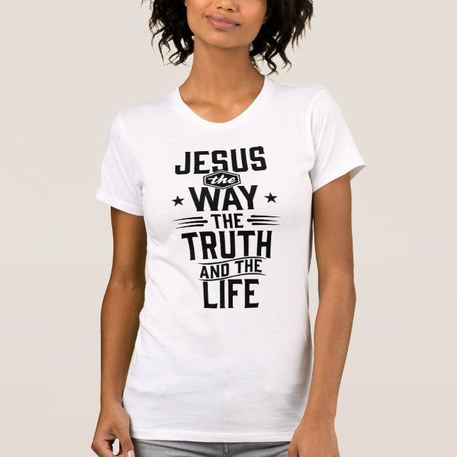 John 14:6 t shirt (Framsida)