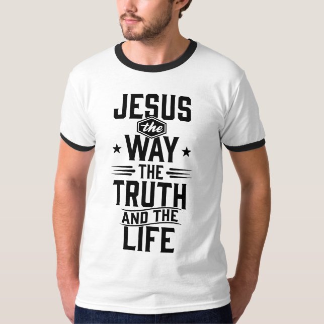 John 14:6 t shirt (Framsida)