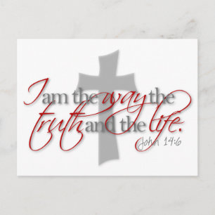 John 14:6 vykort