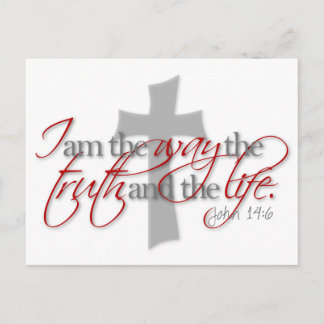 John 14:6 vykort