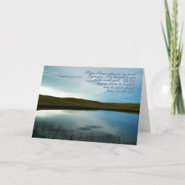 John 14 Peace Inspirational Greeting Card Kort