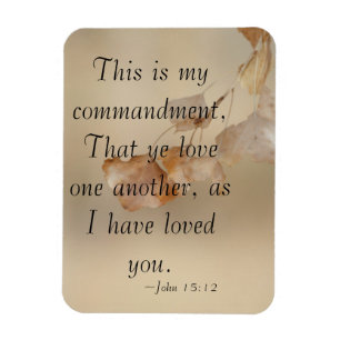 John 15:12 kärlek varandra magnet