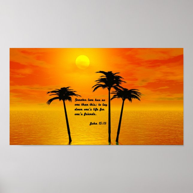 John 15:13 poster (Framsidan)