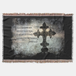 John 15:13 Skripturens vridspel - blanket Filt