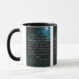 John 15:16 KJV Bible Scripture Pic Two-Tone Mugg
