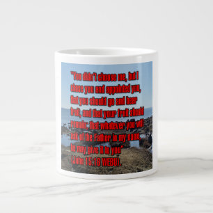 John 15:16 WEBU Mugg Jumbo Mugg