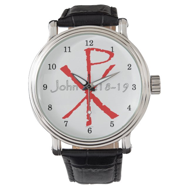 John 15:18-19 armbandsur (Framsida)