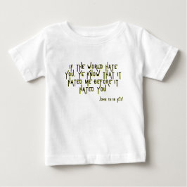 John 15:18 KJV Bible Scripture Verse T Shirt