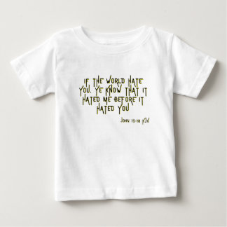 John 15:18 KJV Bible Scripture Verse T Shirt