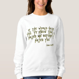 John 15:18 KJV Bible Scripture Verse Women's's T Shirt