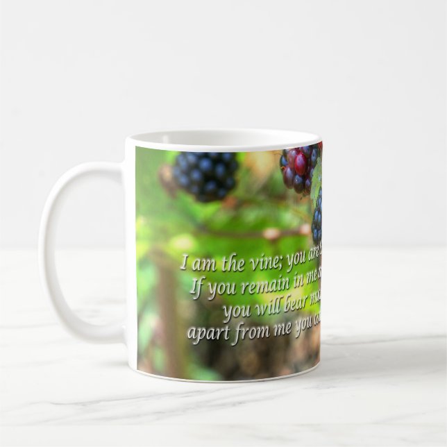 John 15:5 kaffemugg (Vänster)