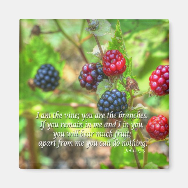 John 15:5 magnet (Framsidan)