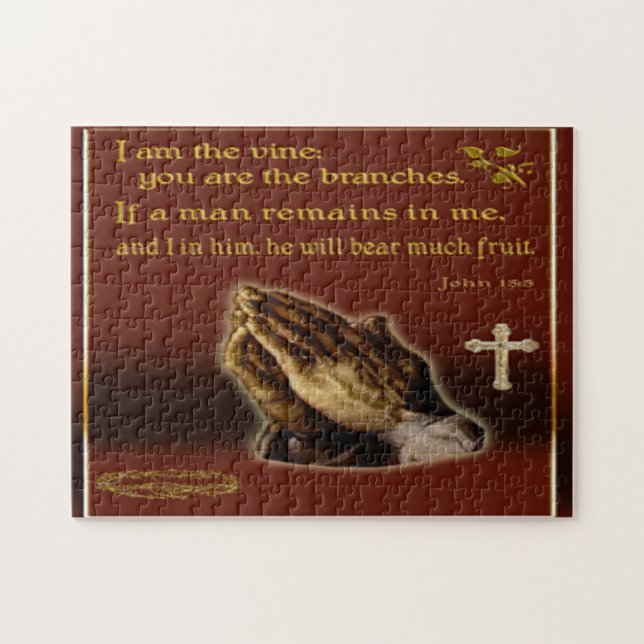 John 15:5 pussel (Horisontell)