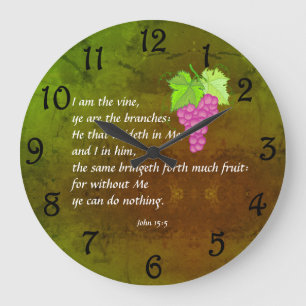 John 15:5 stor klocka