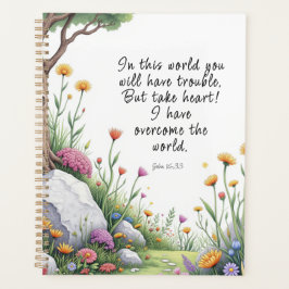 John 16:33 Bibelvers Bild Poster