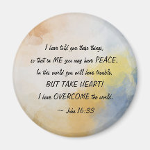 John 16:33 Jag har kommit över världen!