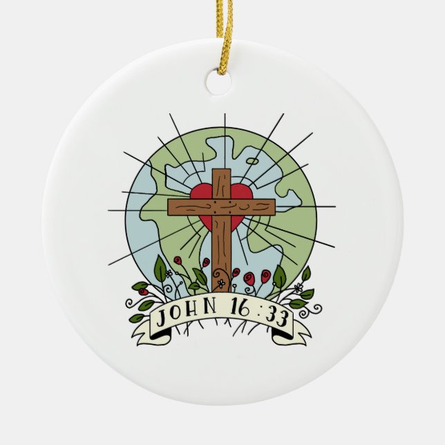 John 16:33 Jul 2024 ornament (Framsidan)