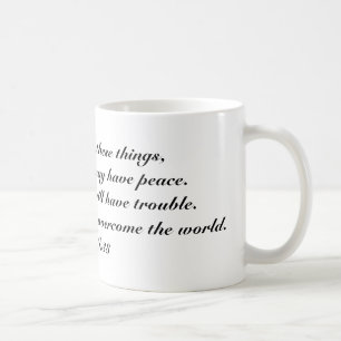 John 16:33 kaffemugg