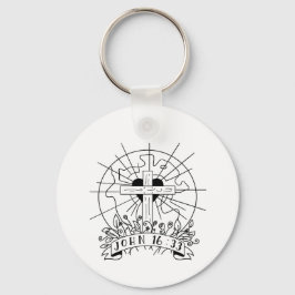 John 16:33-nyckelkedja nyckelring