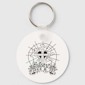 John 16:33-nyckelkedja nyckelring