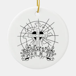 John 16:33 ornament