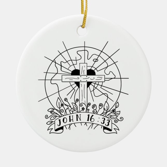 John 16:33 ornament (Framsidan)