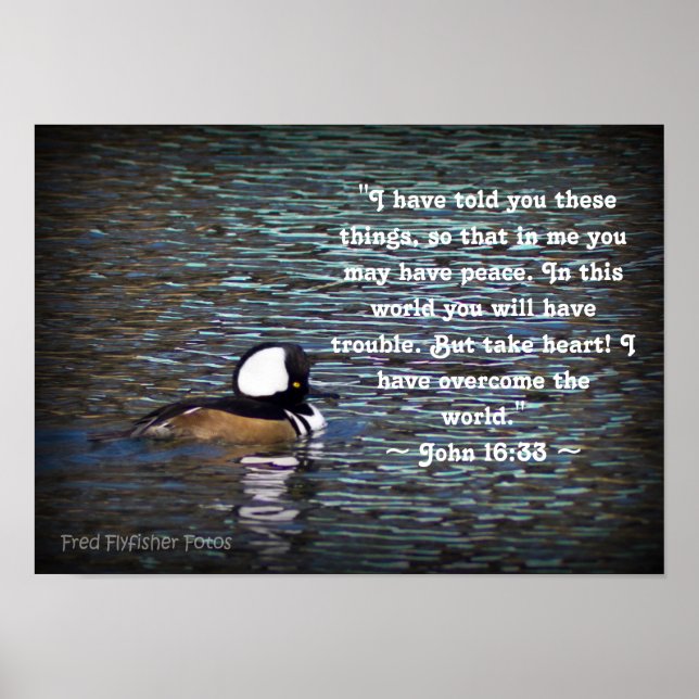 John 16:33 poster (Framsidan)