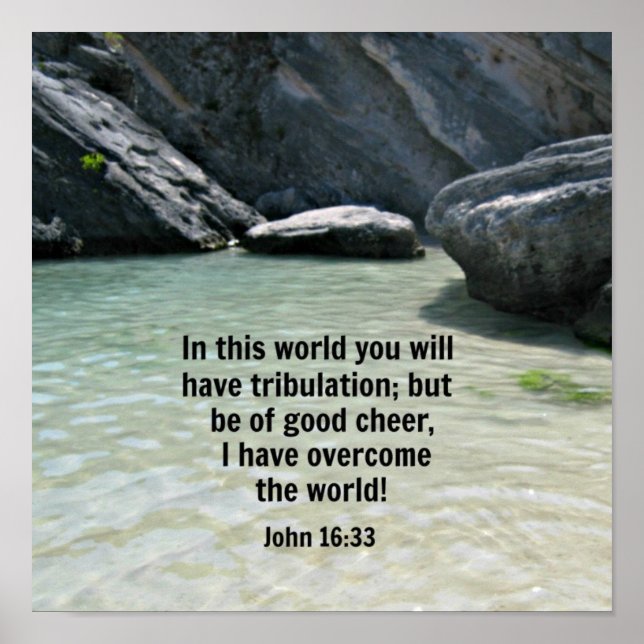 John 16:33 poster (Framsidan)