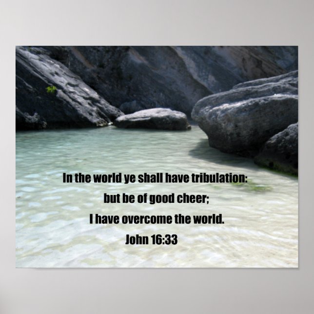 John 16:33 poster (Framsidan)