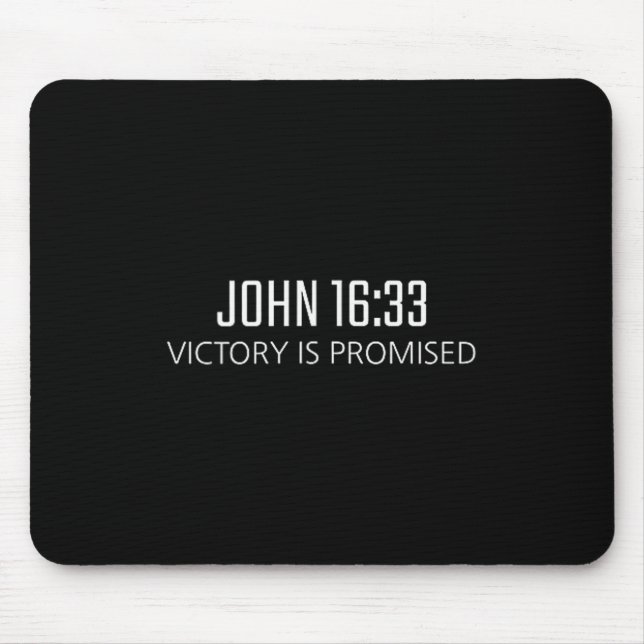 John 16_33 - Victory Is Promised Bible Religious V Musmatta (Framsidan)