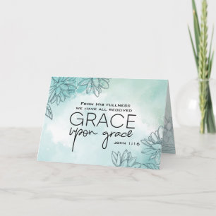 John 1:16 Vi har alla fått Grace Grace Grace Kort