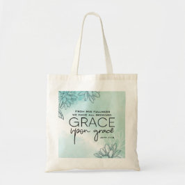 John 1:16 Vi har alla fått Grace Grace Grace Tygkasse