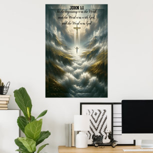 John 1:1 I början var Ord Poster